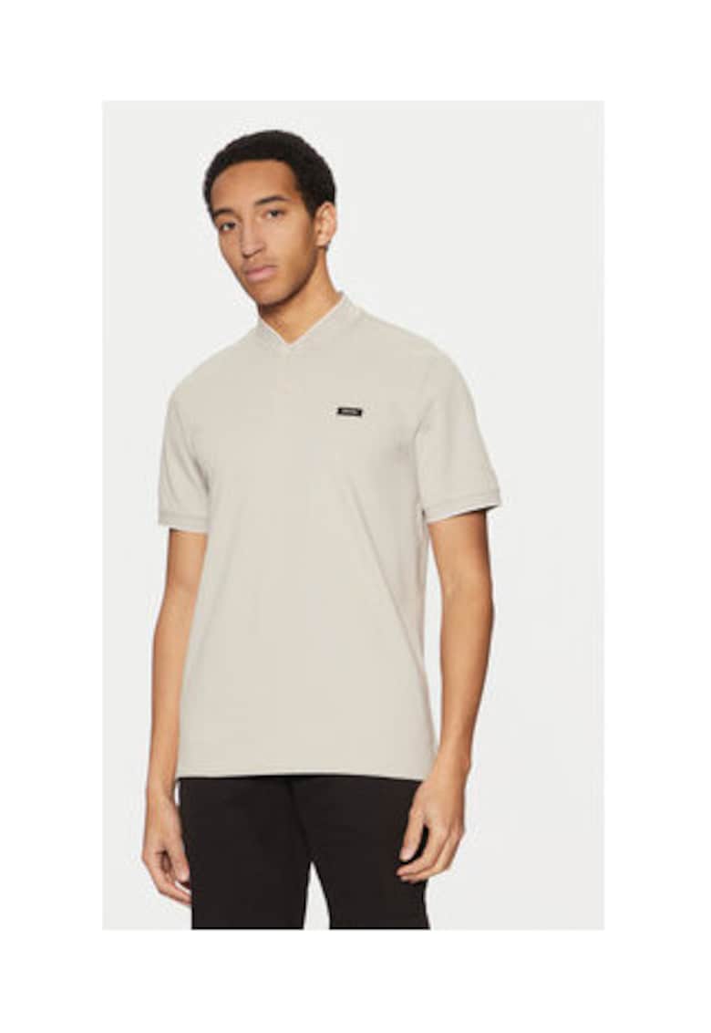 Calvin Klein Tricou barbati - bej - 96% bumbac organic - 4% elastan