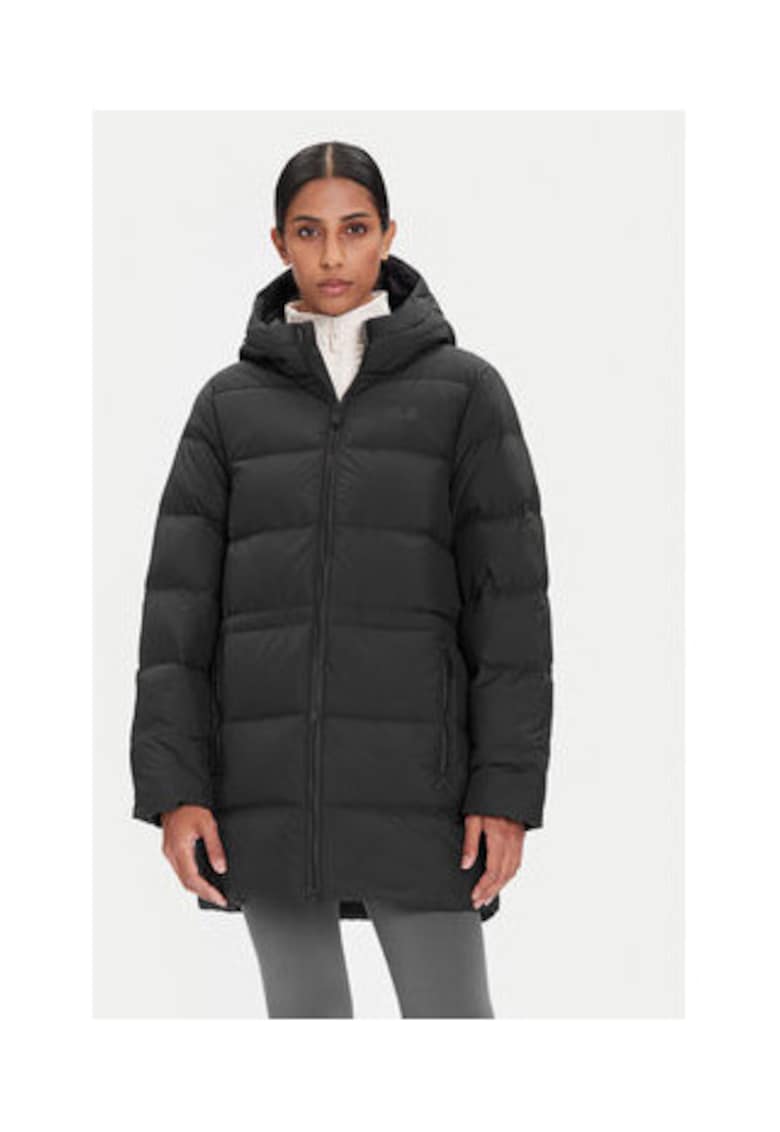 Palton de iarna Dama - Negru - Poliester reciclat