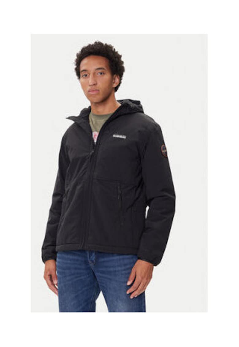 Napapijri Geaca de tranzitie - neagra - 100% poliamida -