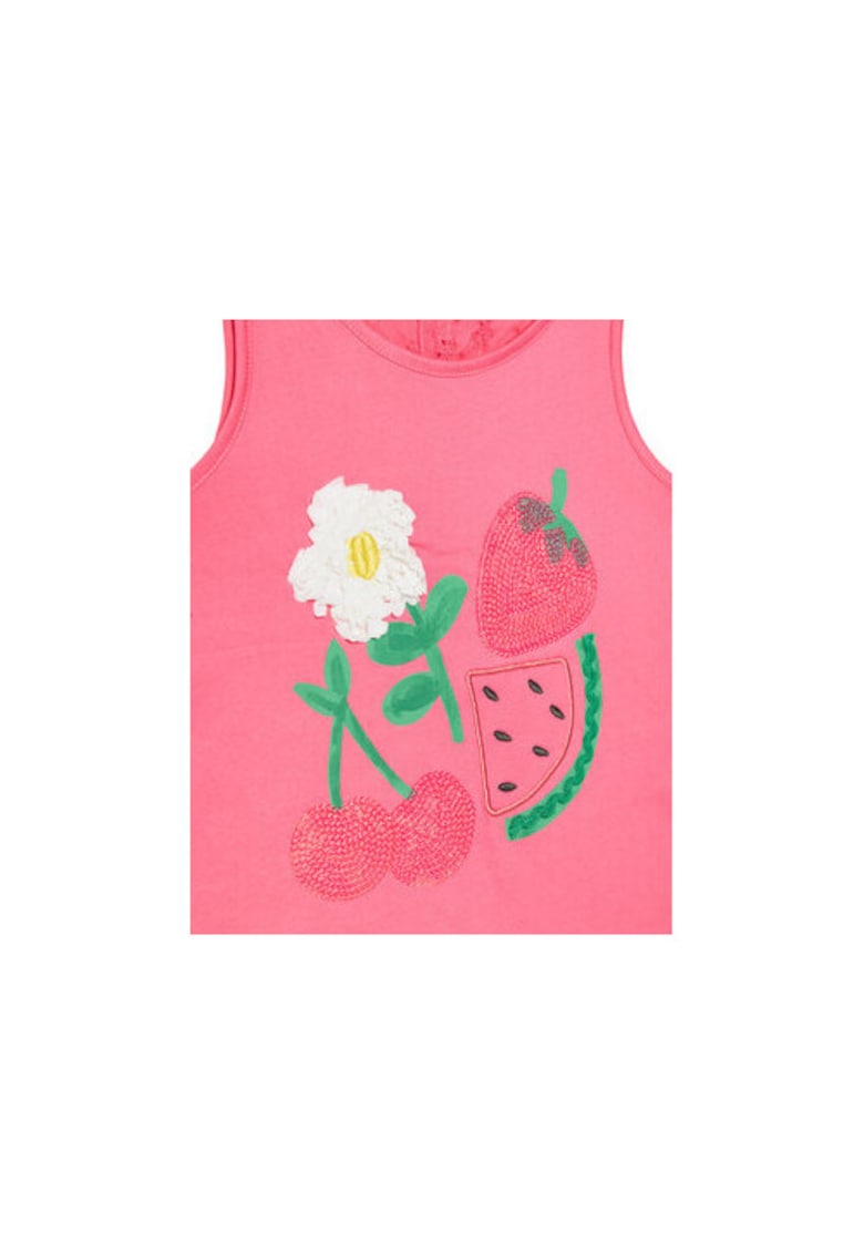 Tricou Fetita - Roz - 100% bumbac - 5/6Y