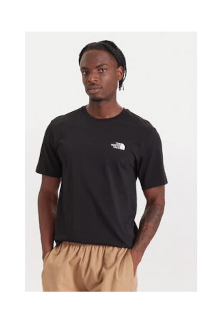 Tricou barbati - negru - 100% bumbac - 56874