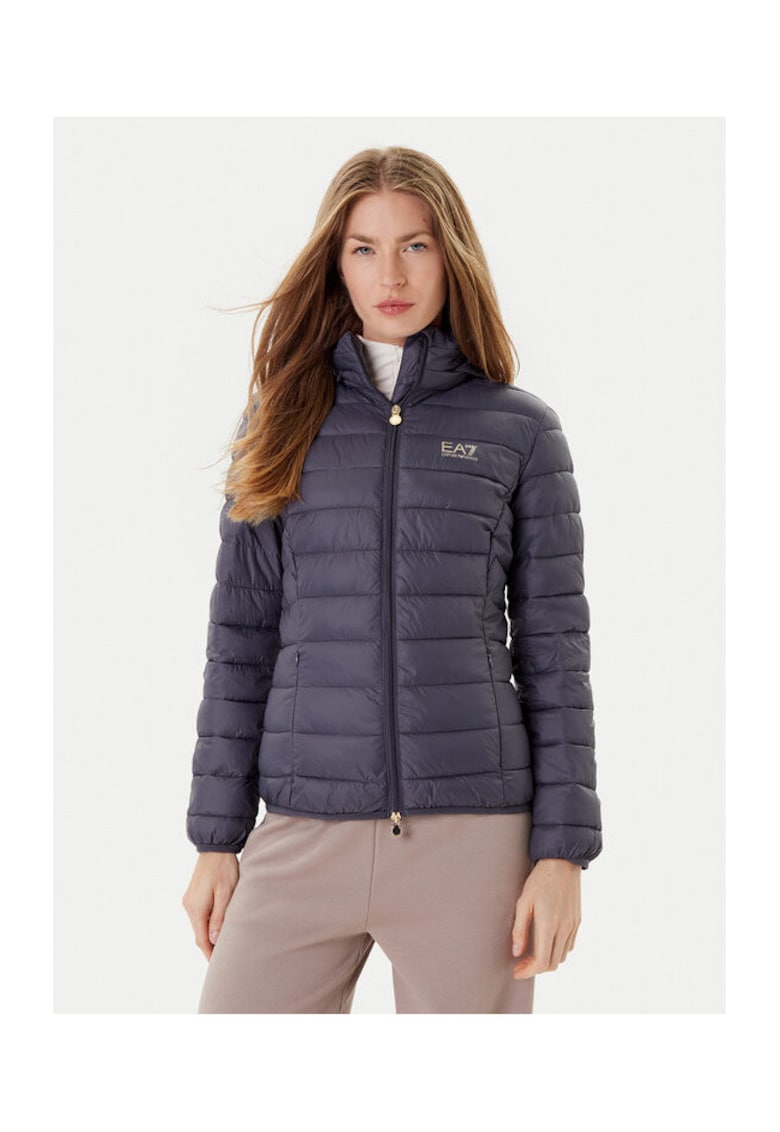 Geaca de tranzitie - Emporio Armani gri - poliamida