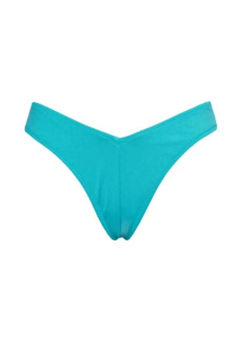 Slip de bikini - Albastru - 85% Poliester reciclat - 15% Elastan -