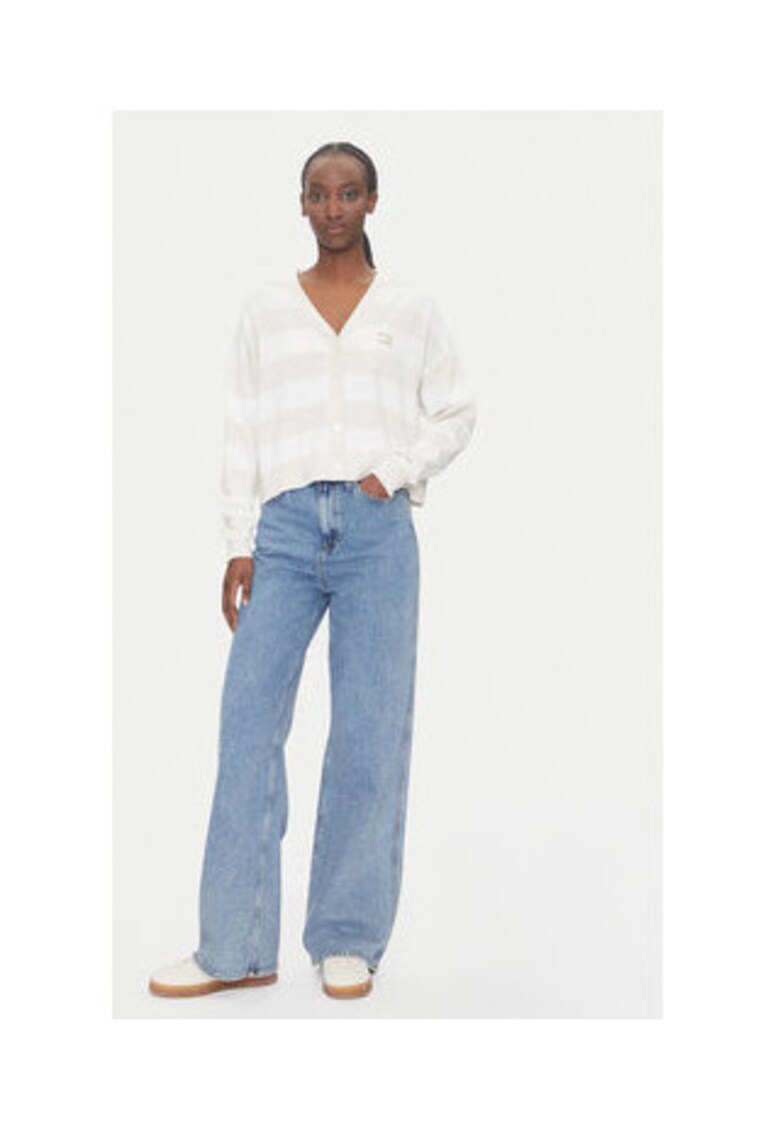 Cardigan dama - bumbac - bej -