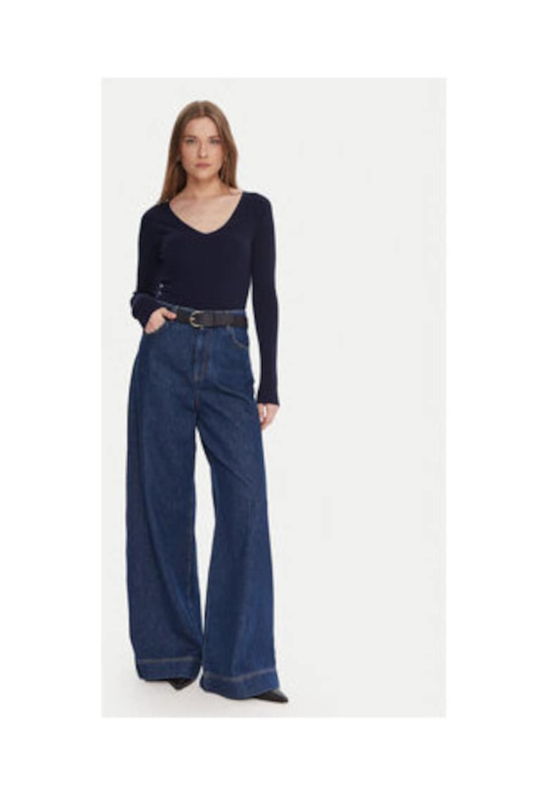 Pulover dama - bleumarin - 63% viscoza - 37% poliamida -