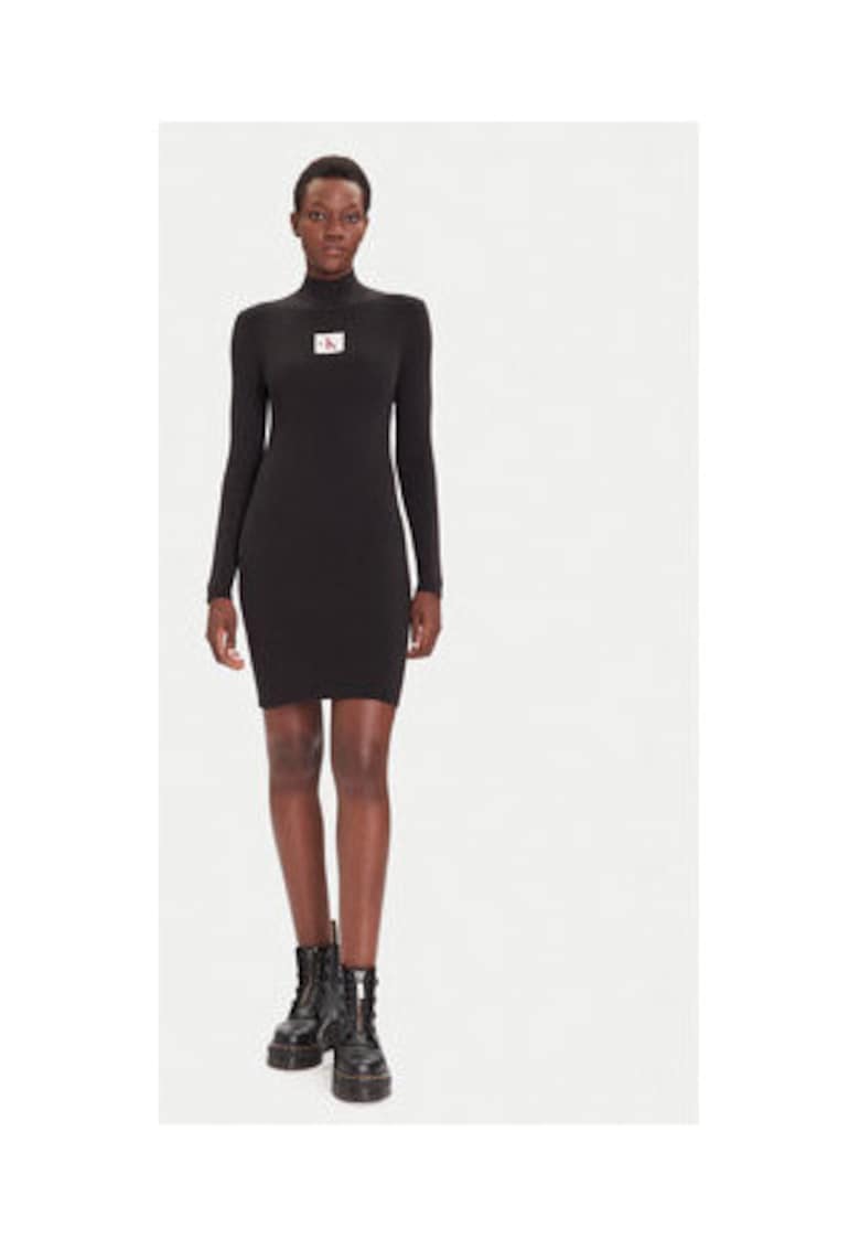 Rochie mini cambrata cu striatii