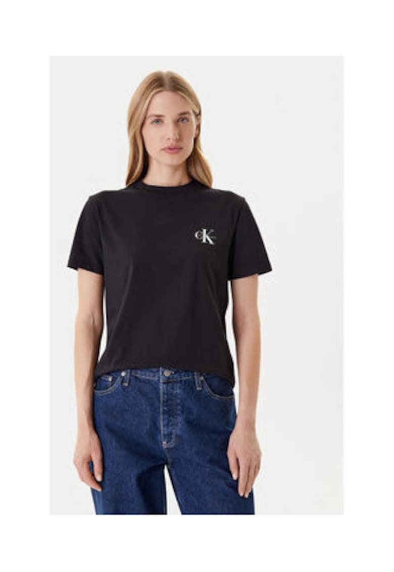 Set 2 tricouri dama - negru - bumbac -