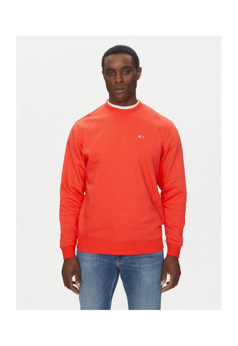 Bluza barbati - 80% bumbac - 20% poliester reciclat - Portocaliu