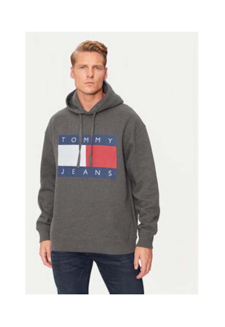 Hanorac barbati - gri - 78% bumbac - 22% poliester -