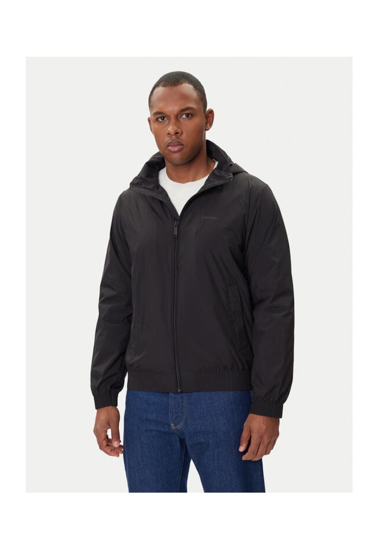 Geaca de tranzitie - neagra - 100% poliester