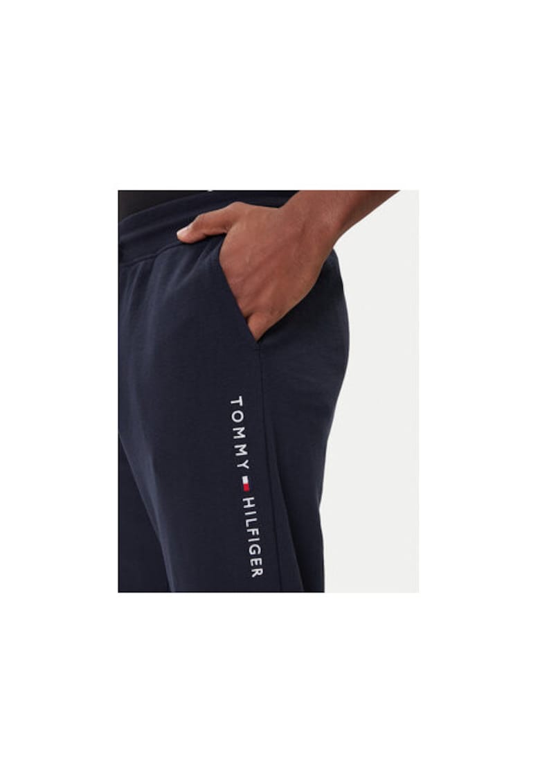 Pantaloni de trening barbati - Bleumarin - 50% bumbac - 50% poliester reciclat