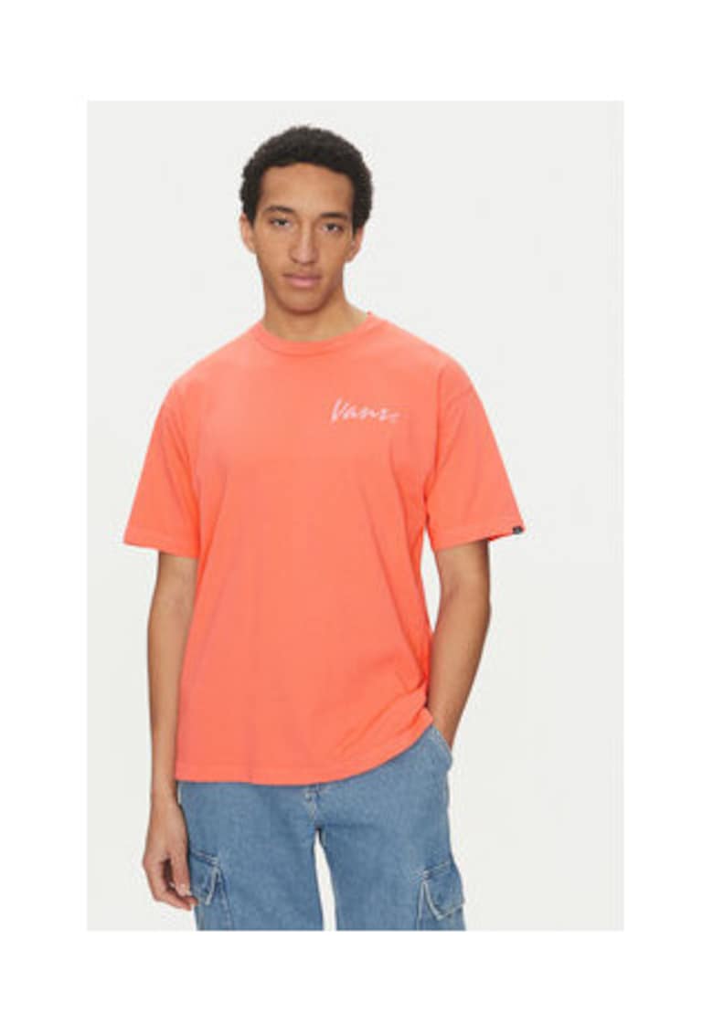 Tricou barbati - roz - 100% bumbac