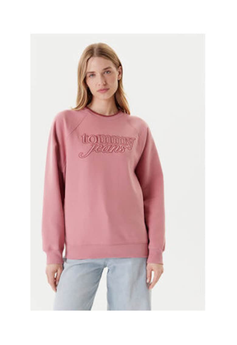 Bluza dama - Roz - 85% bumbac - 15% poliester -
