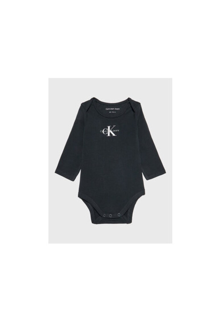 Body pentru copii Unisex - bumbac organic - negru -