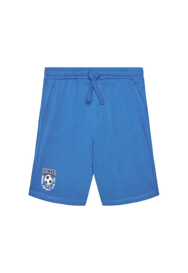 Sort sport copii - Bumbac - Albastru - 9/10Y