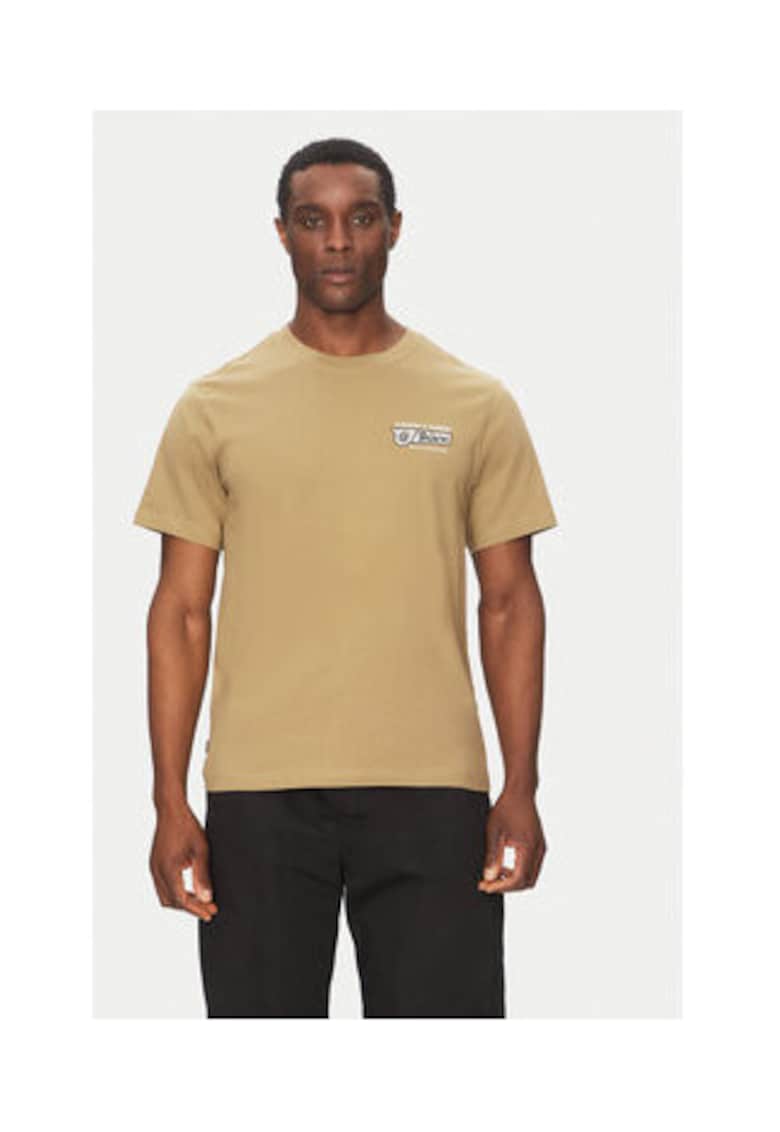 Tricou barbati - kaki - 100% bumbac -