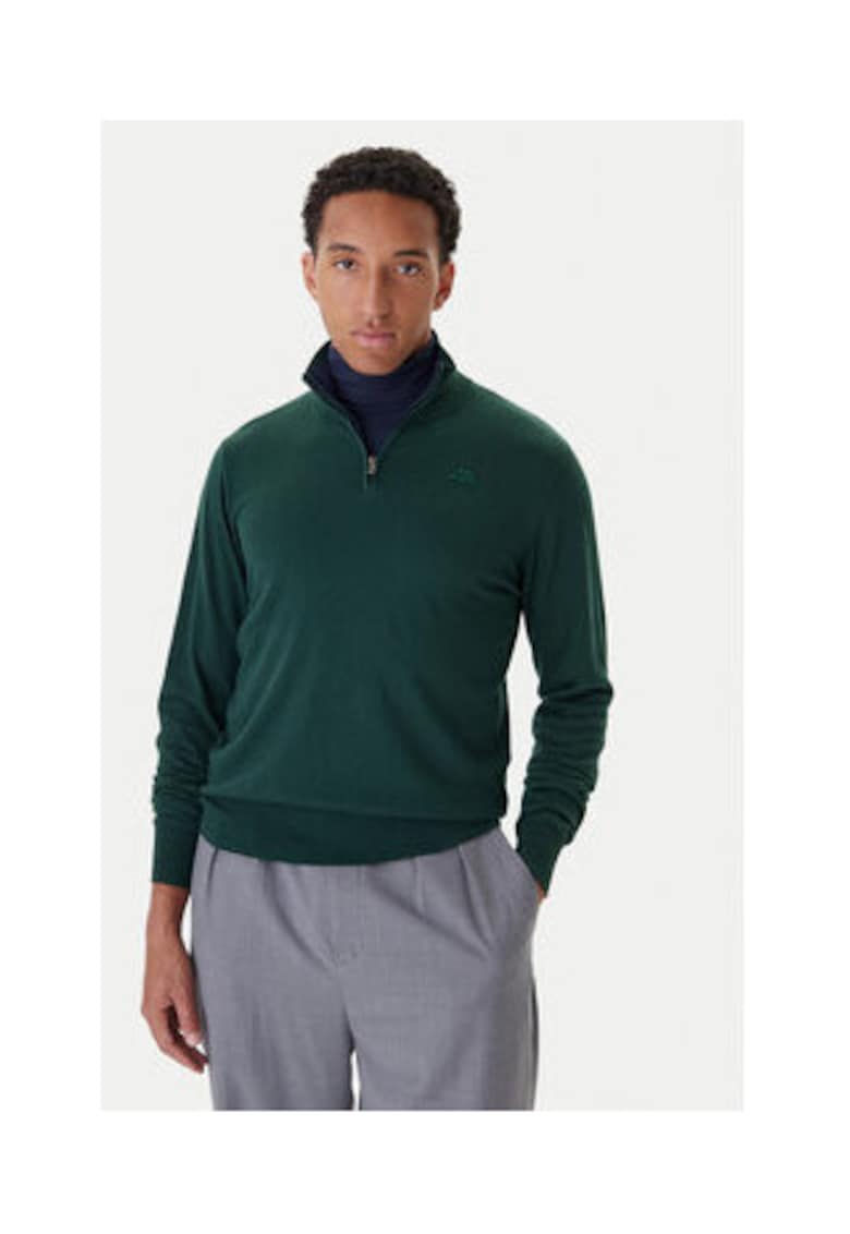 Bluza barbati - verde - 95% bumbac - 5% casmir