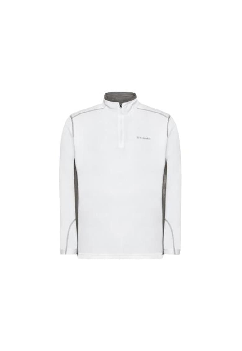 Bluza sport barbati - poliester - gri/alb