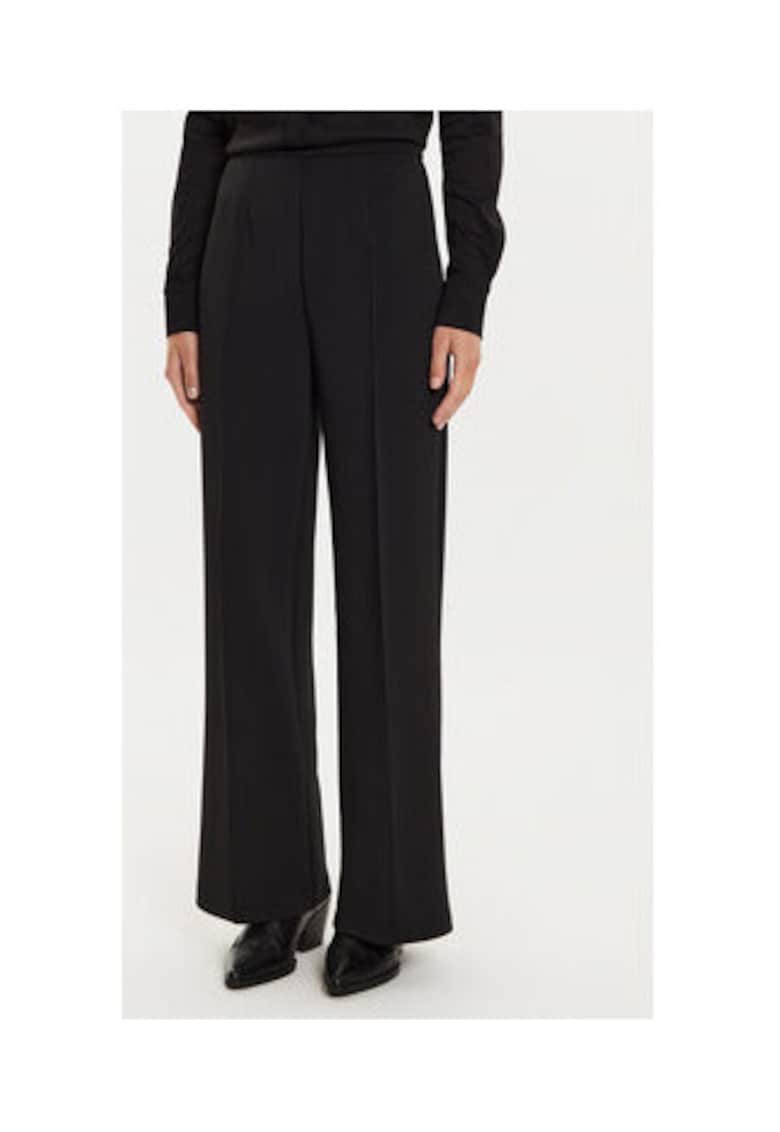 Pantaloni de stofa Dama - Poliester - 68754 - Negru
