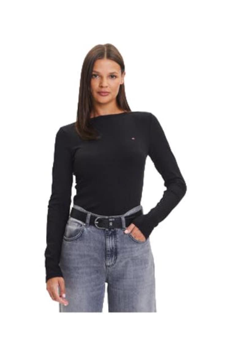 Bluza dama - viscoza/elastan - negru