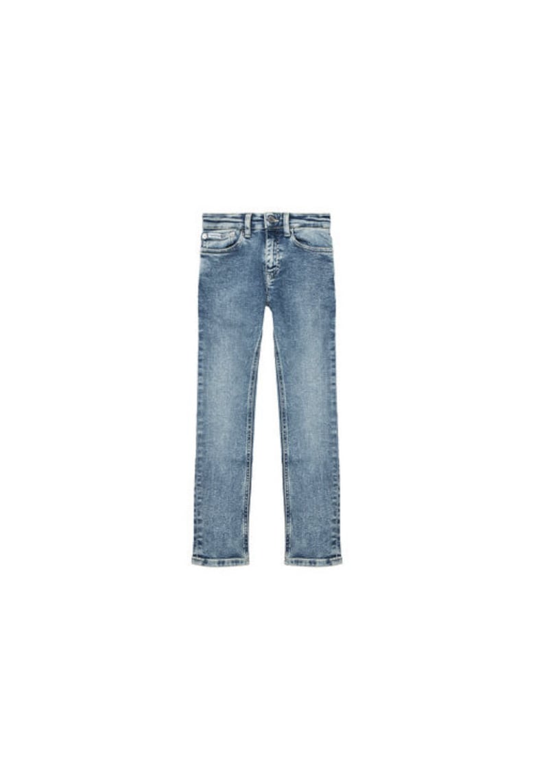 Pantaloni copii - albastru - 74% bumbac - 14 ani