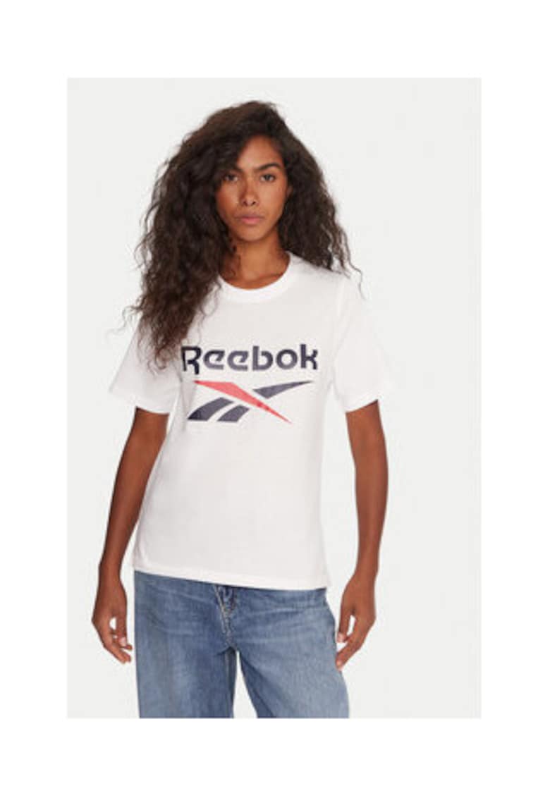 Tricou dama - Alb - Bumbac -
