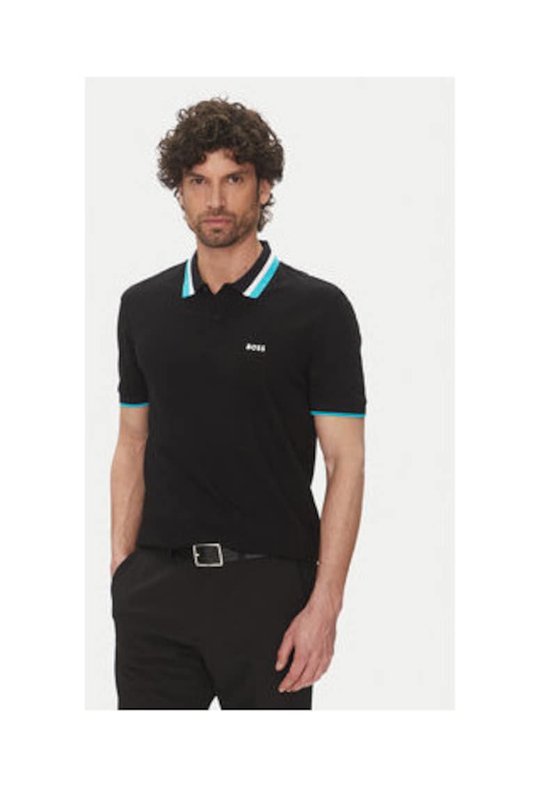 Boss Tricou barbati - negru - 100% bumbac -