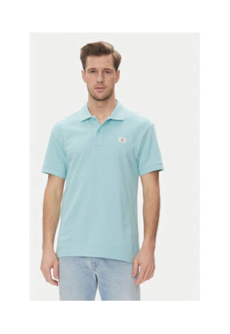 Calvin Klein Jeans Tricou barbati - Albastru - 100% bumbac -