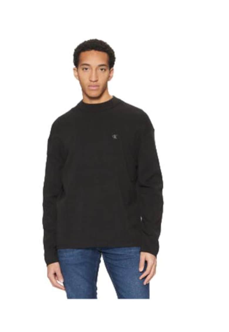 Pulover barbati - bumbac/poliamida - negru -
