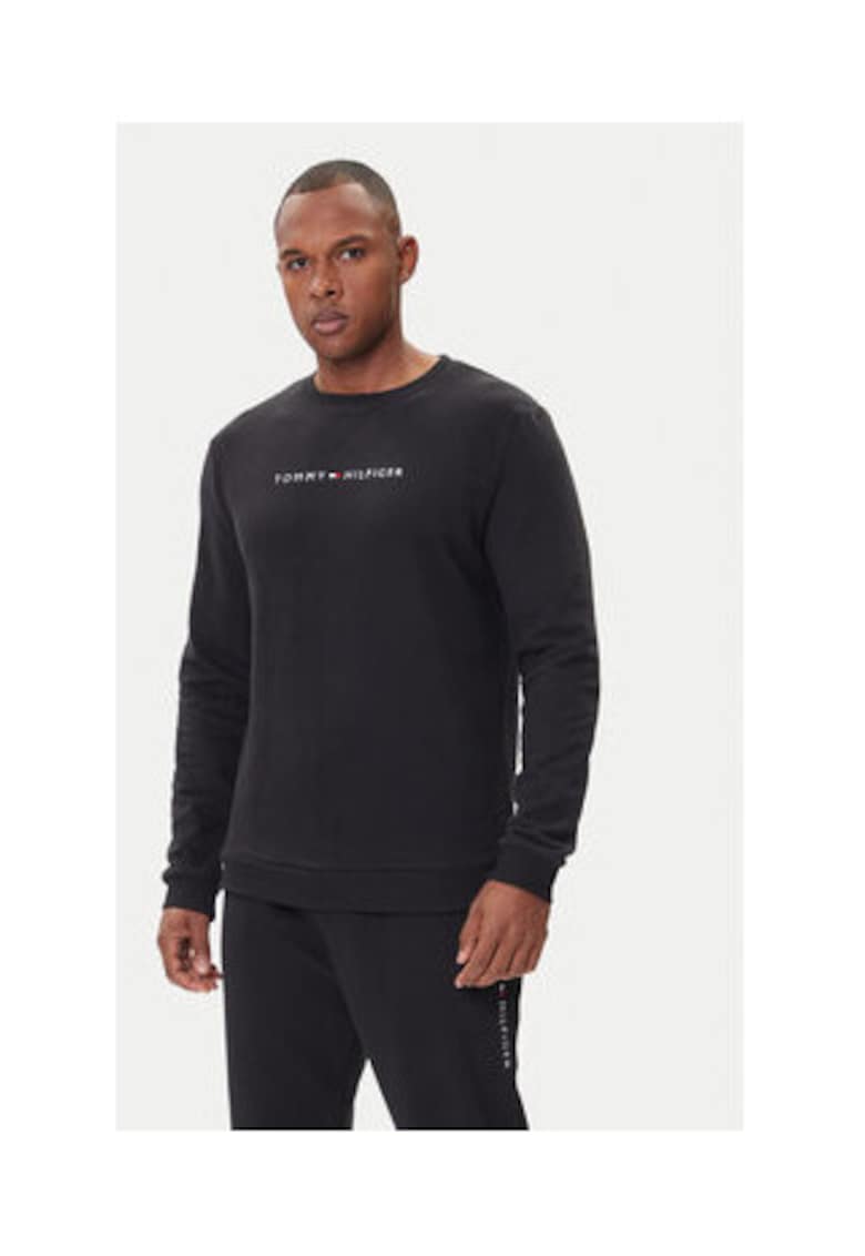 Bluza Negru - 50% bumbac - 50% poliester reciclat