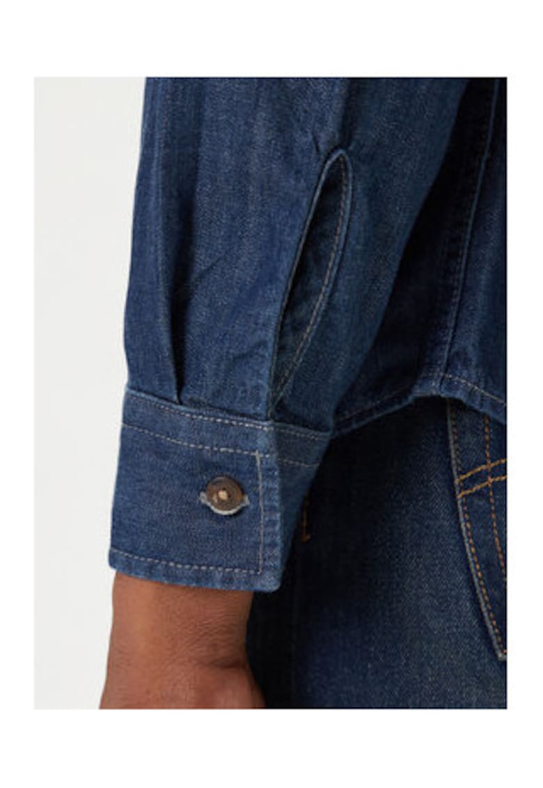 Camasa din denim Barbati - Levi S - Albastru inchis - 100% bumbac -