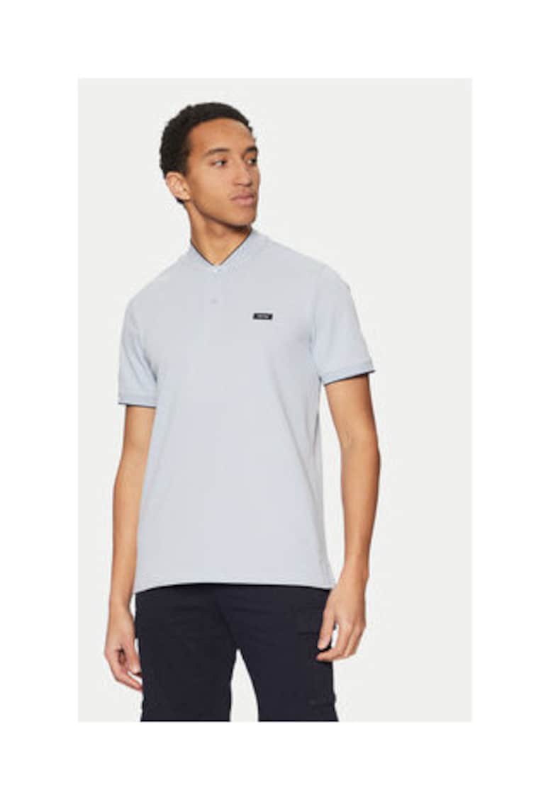 Calvin Klein Tricou barbati - albastru - 96% bumbac organic - 4% elastan -