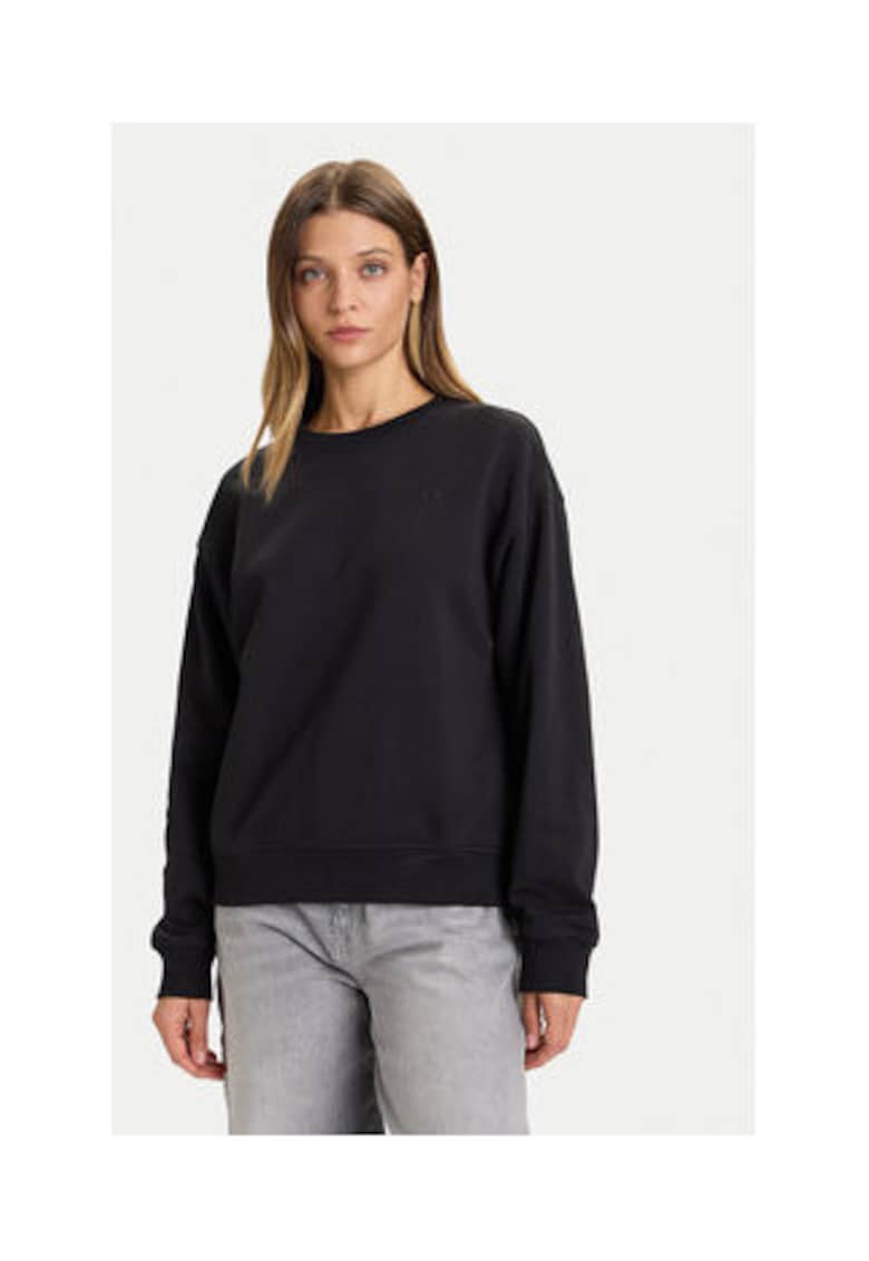 Bluza Dama - Negru - 86% bumbac - 14% poliester -