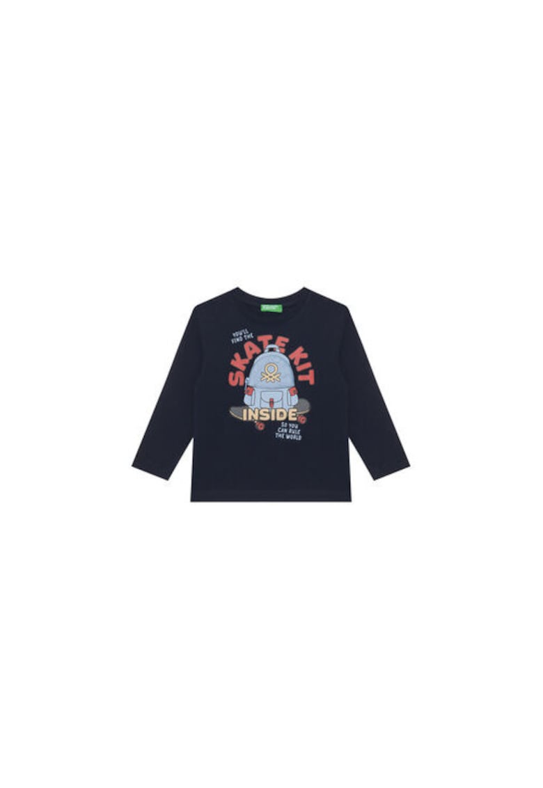 Bluza copii - bleumarin - 100% bumbac organic -