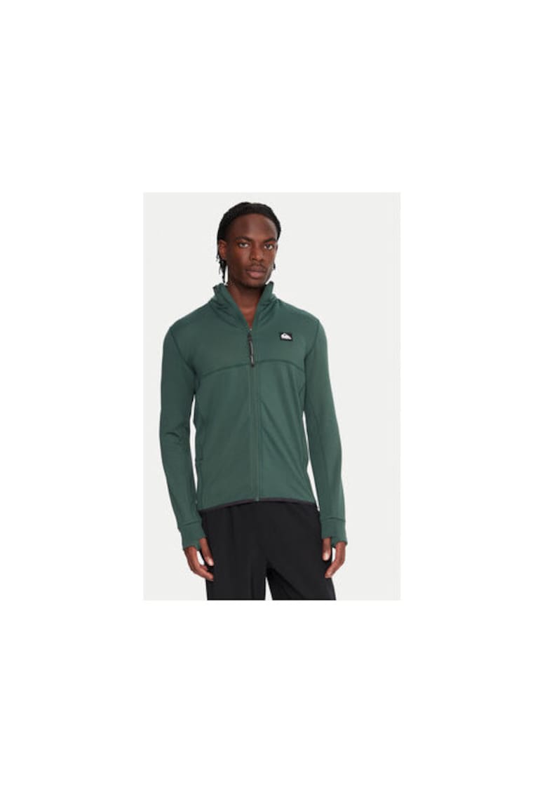 Bluza sport barbati - poliester/elastan - verde