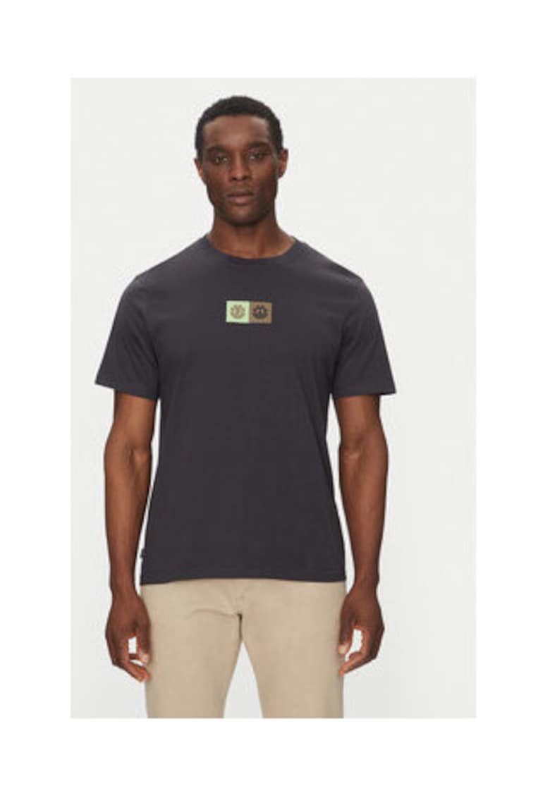 Element Tricou barbati - negru - 100% bumbac