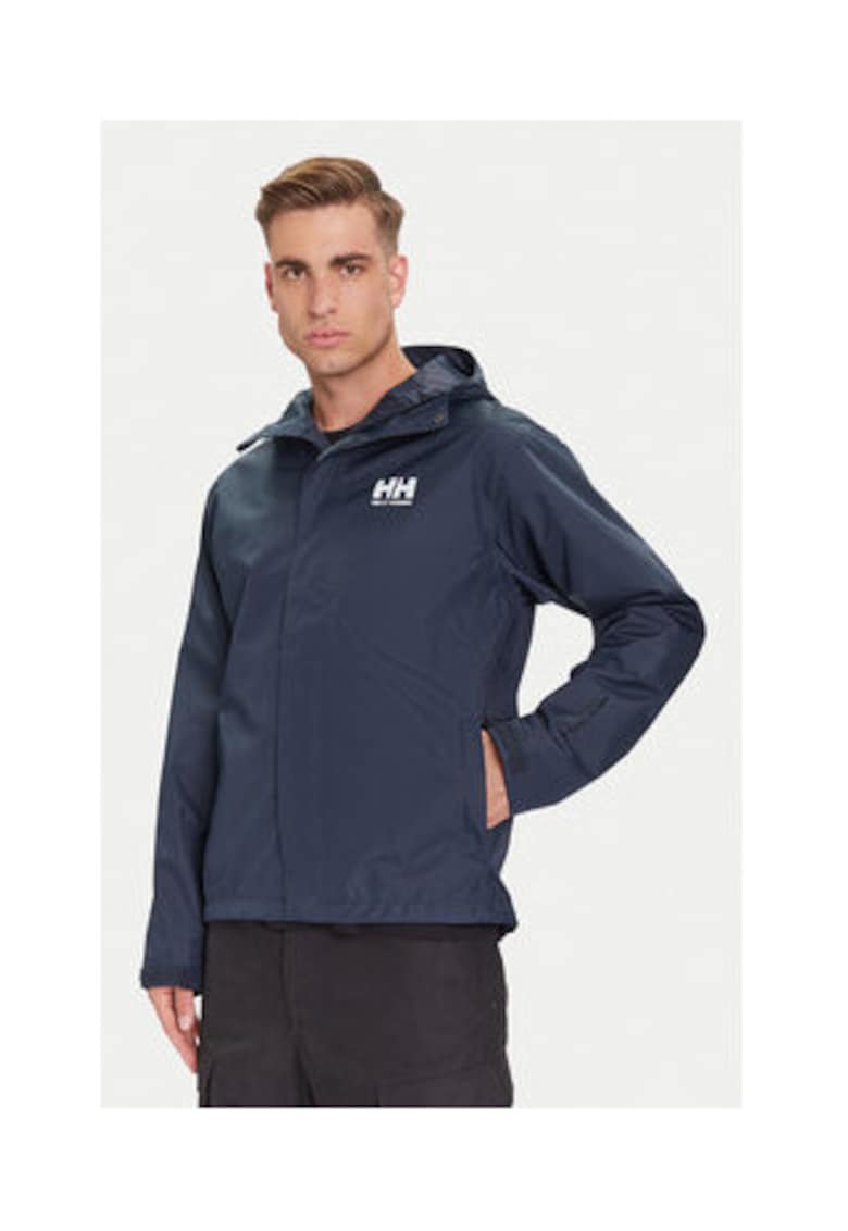 Geaca de ploaie - bleumarin - 100% poliester -