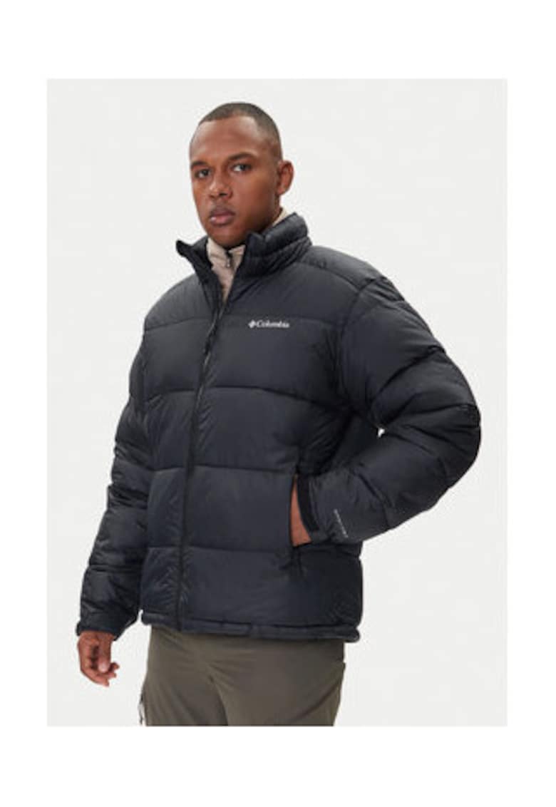 Columbia Geaca de iarna barbati - neagra - 100% poliester reciclat