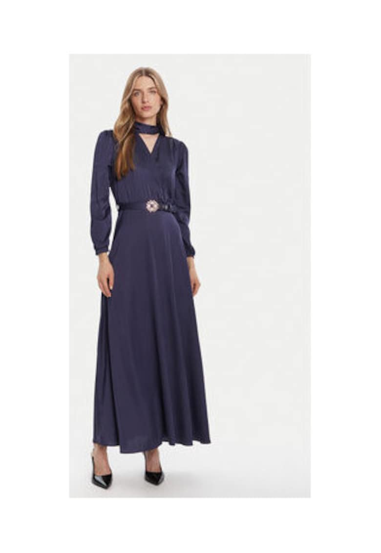 Rochie de seara - bleumarin - 97% poliester - 3% elastan -