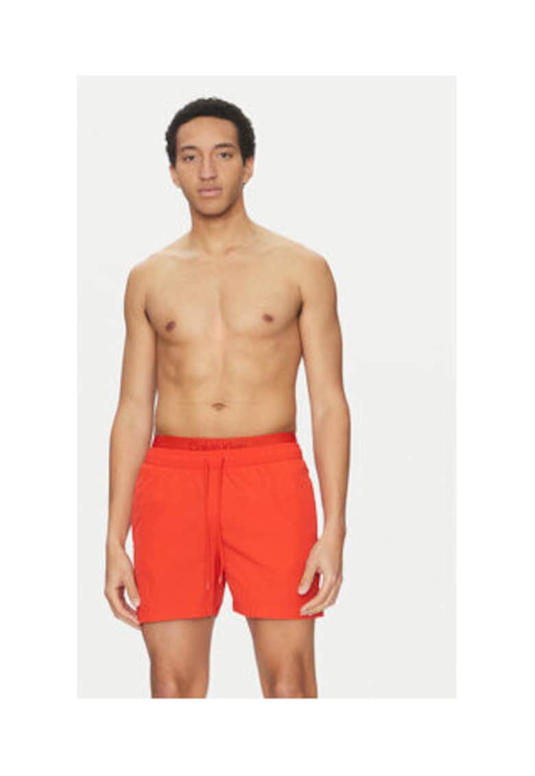 Costum de baie barbati - rosu - nailon reciclat -