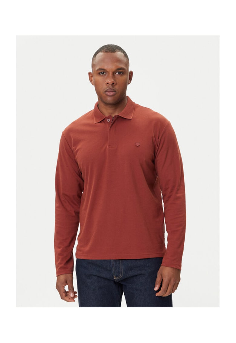 Tricou polo barbati maro - bumbac