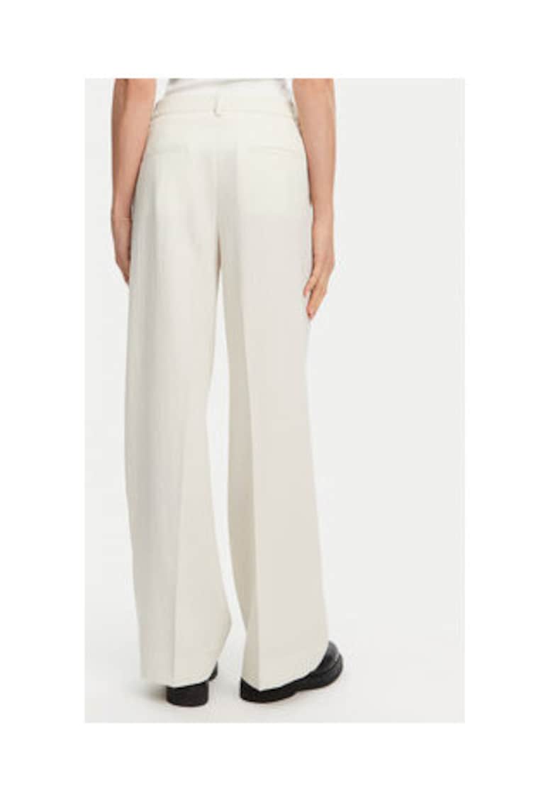 Pantaloni de dama - poliester - bej -