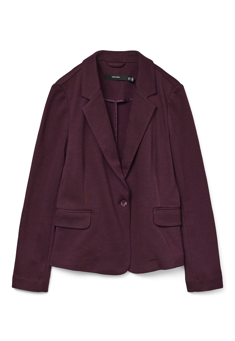 Sacou dama - mov - 66% poliester reciclat - 34% bumbac -