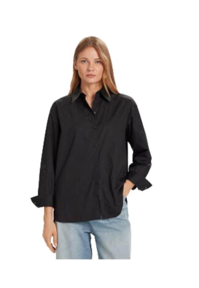 Camasa dama - bumbac - neagra -
