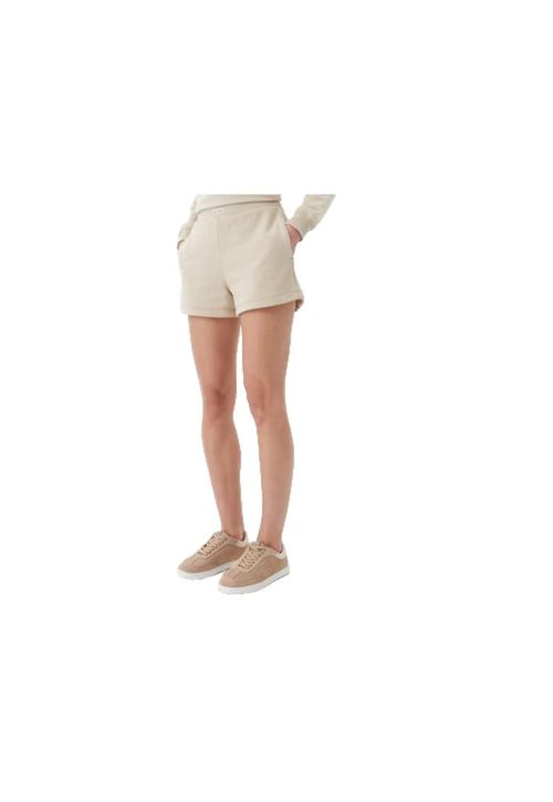 Pantaloni sport dama - bej - 80% bumbac - 20% bumbac reciclat -