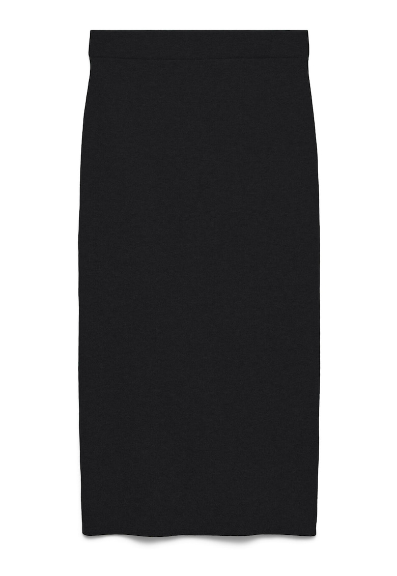 Fusta creion neagra - 34% poliester reciclat - 28% poliester - 24% nailon - 14% viscoza - Negru