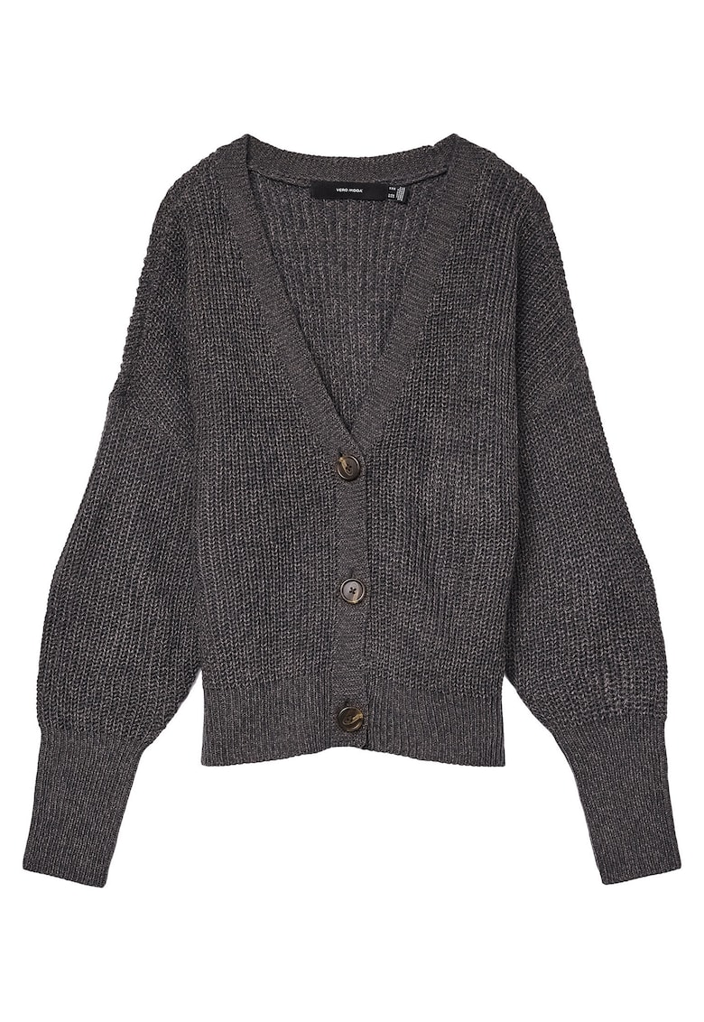 Cardigan dama - acril - gri -