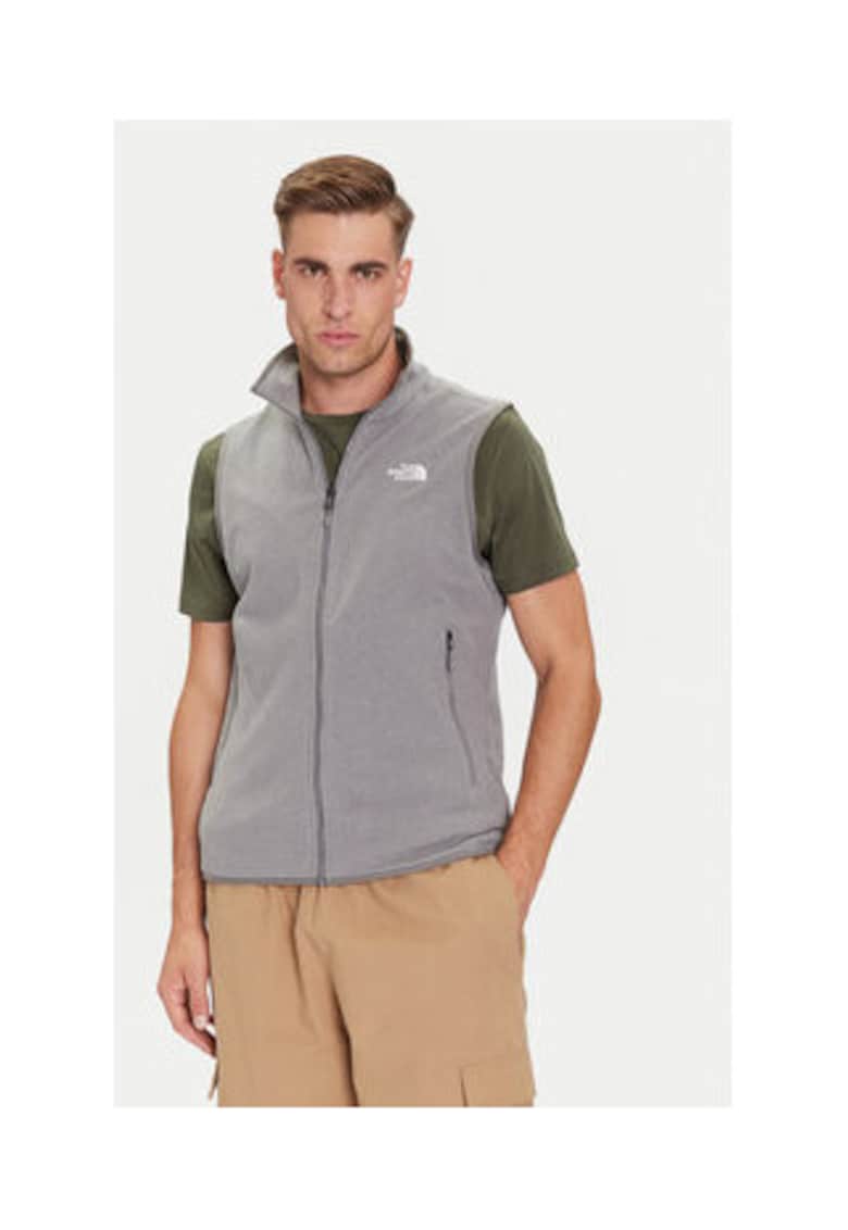 The North Face Vesta barbati - gri - 100% poliester reciclat