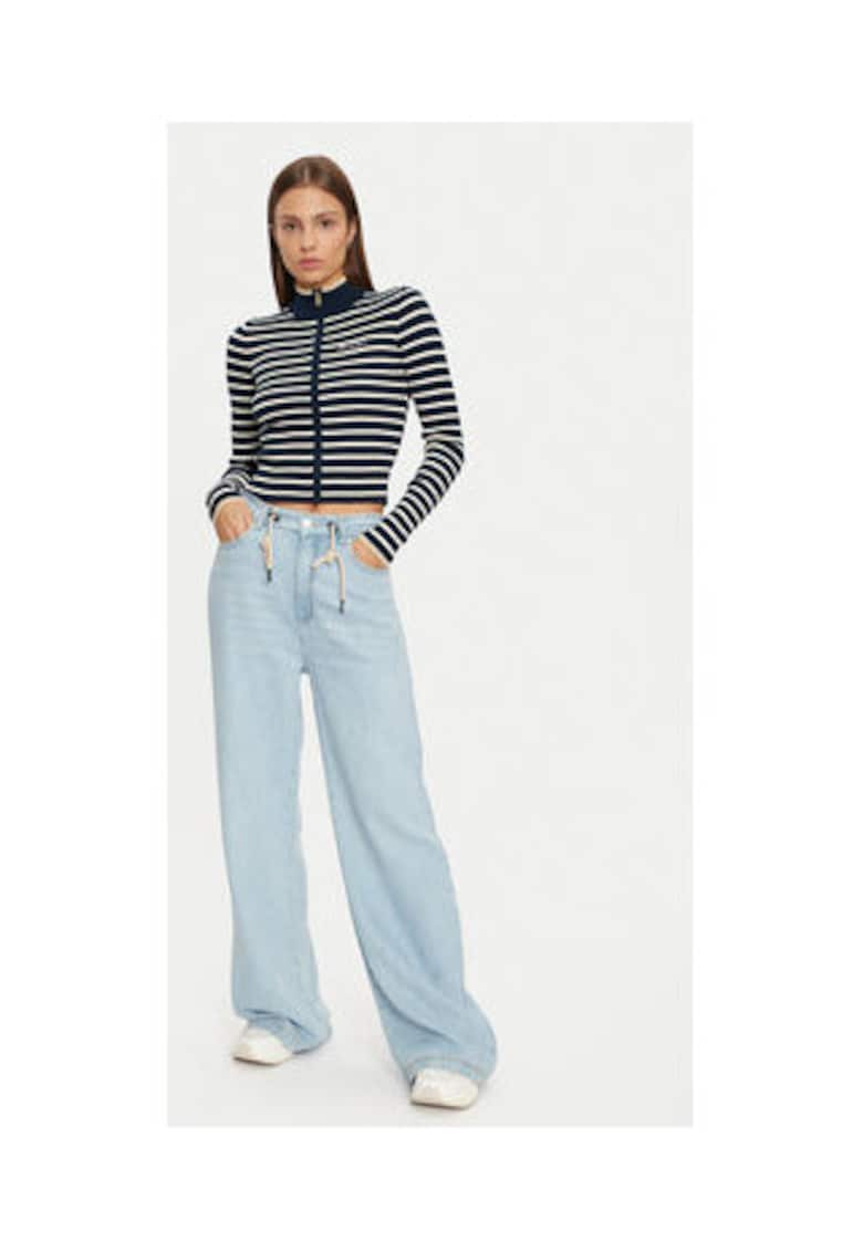Pulover Dama - Bleumarin - 73% poliester reciclat - 27% poliamida -