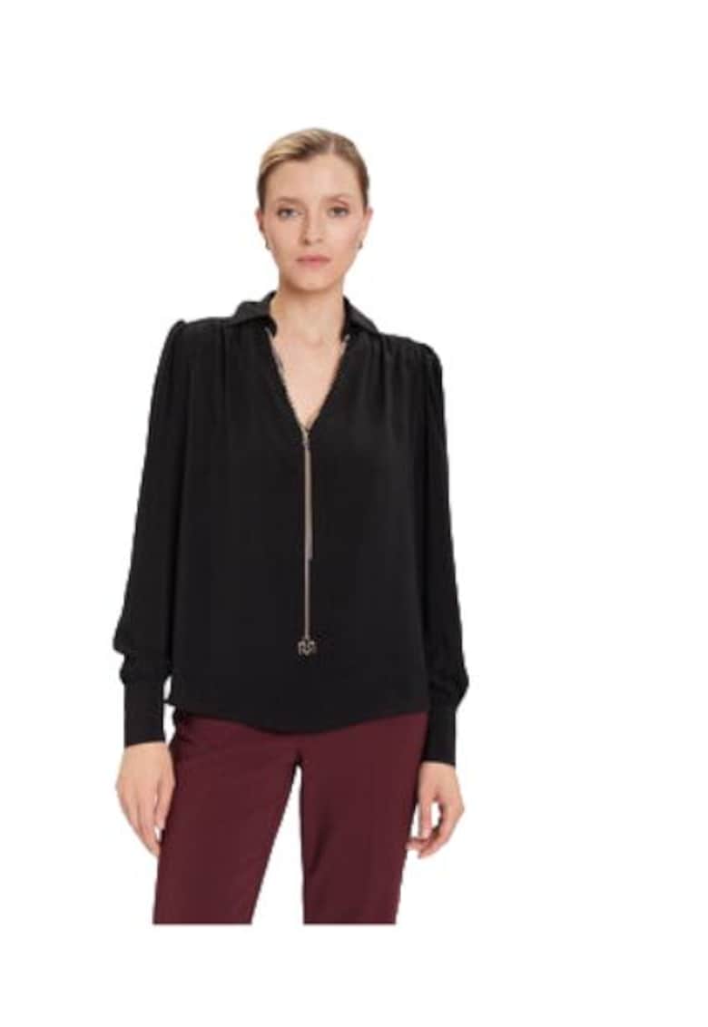 Camasa dama - poliester - negru -
